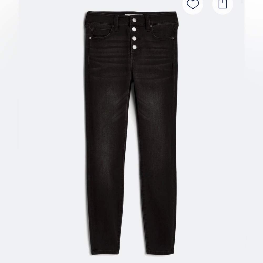Liverpool Abby Eco High Rise Button Front Skinny Jeans (12/31)